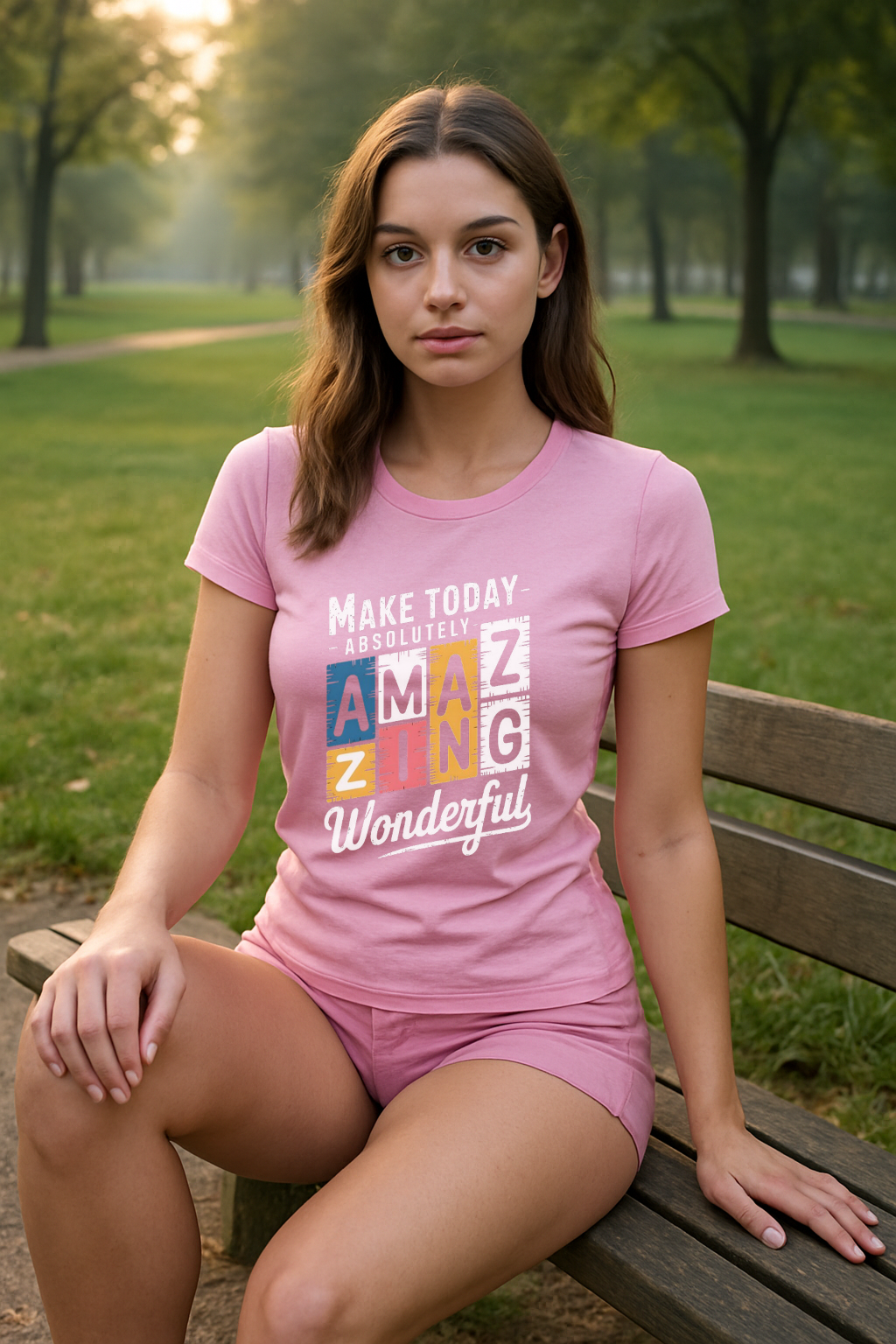 "Absolutely Amazing Tee – Color Your Day with Positivity"