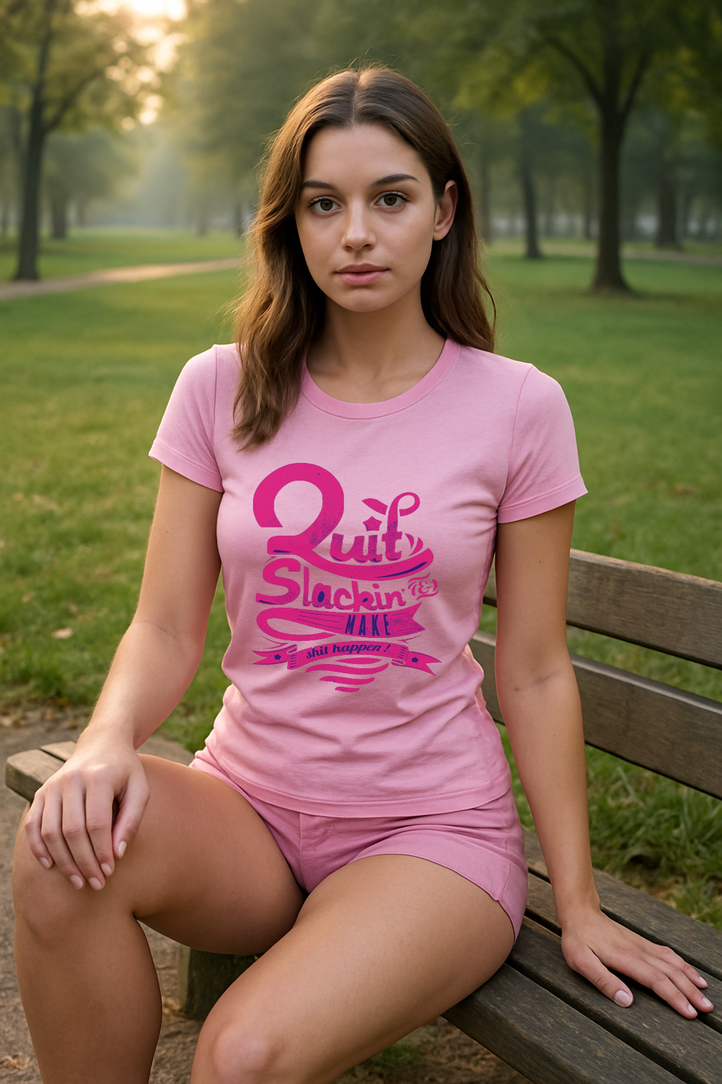 "Quit Slackin’ Tee – Hustle Mode Only"