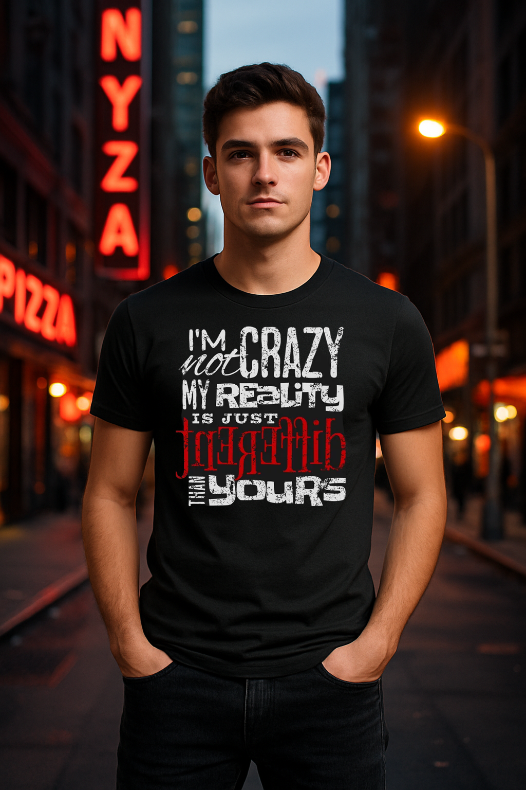 "Not Crazy – Just Wired Different" Tee