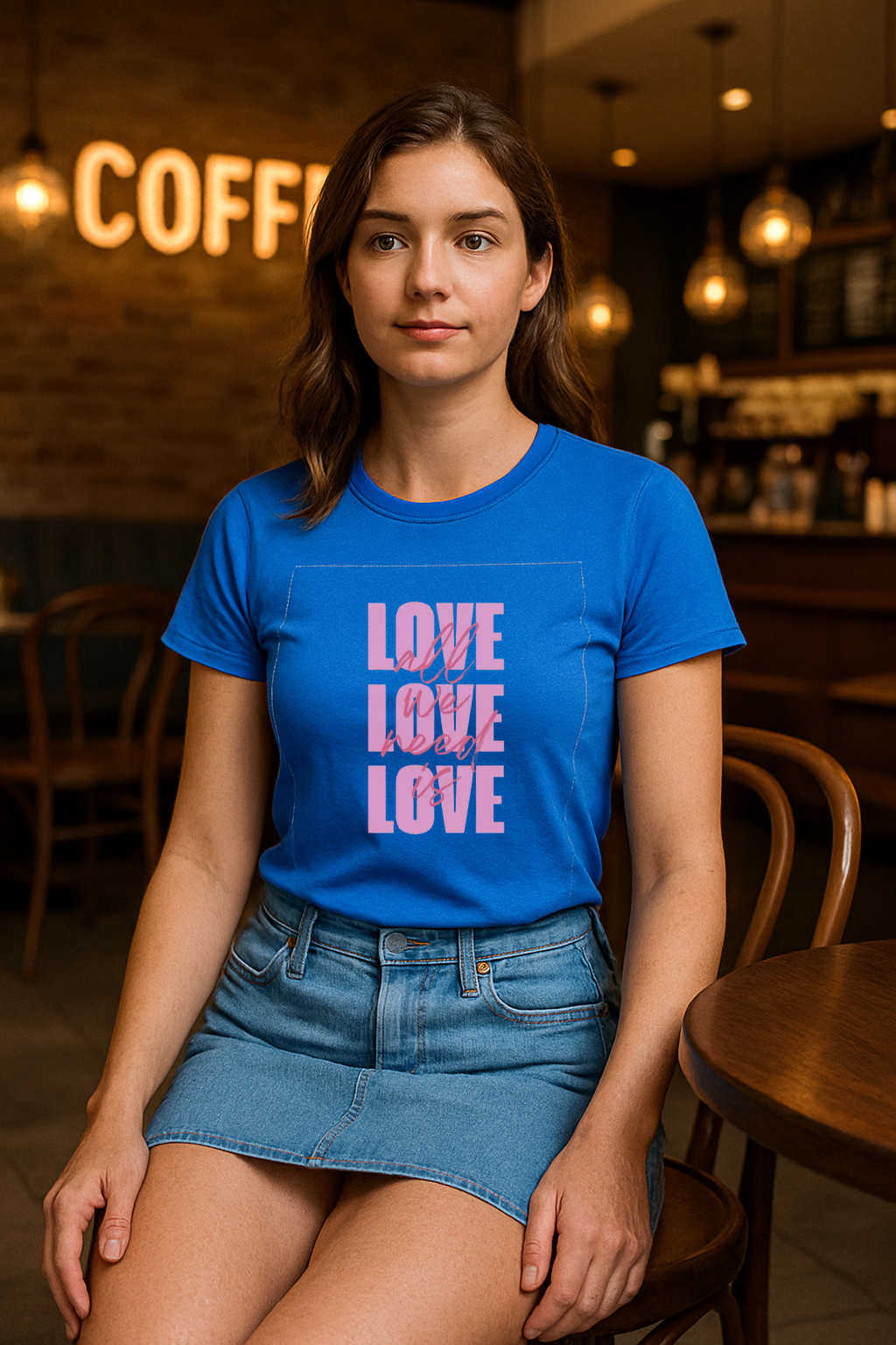 “All We Need Is Love” Statement Tee – A Bold Manifesto of the Heart