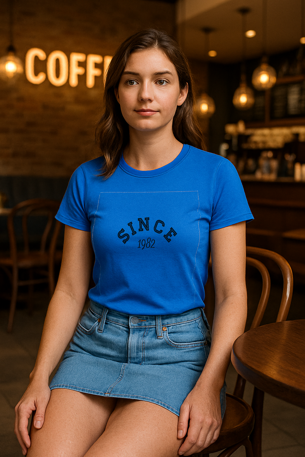 "Heritage Tee – Timeless Since 1982"