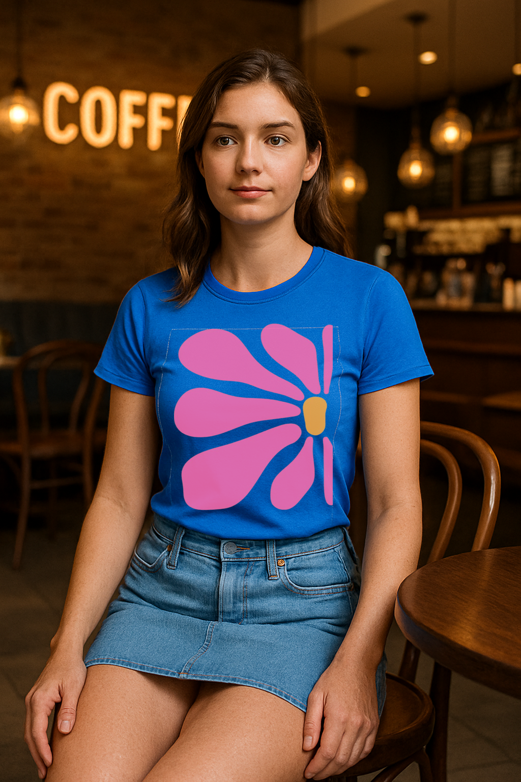 “Shade Parade” Tee – Neon Nights, Iconic Frames 💖 A T-shirt That Brings Big City Glam to Street Style