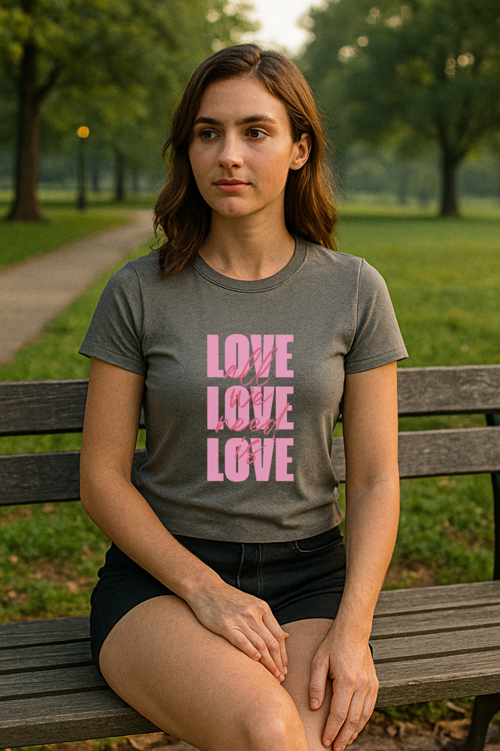 “All We Need Is Love” Statement Tee – A Bold Manifesto of the Heart