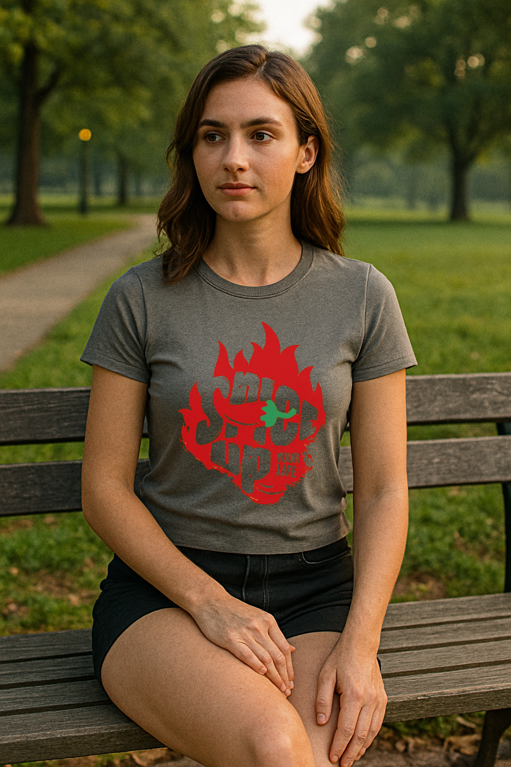 Spice Up Your Life – Fiery Statement Graphic Tee