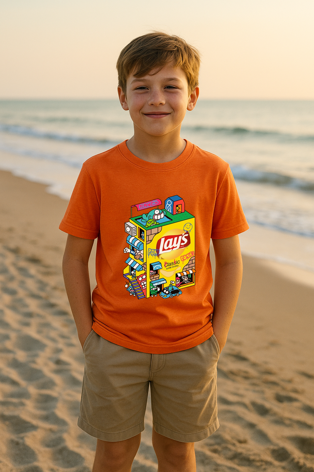 “Snack City” Boys' Tee – Fun, Fresh, and Full of Flavor