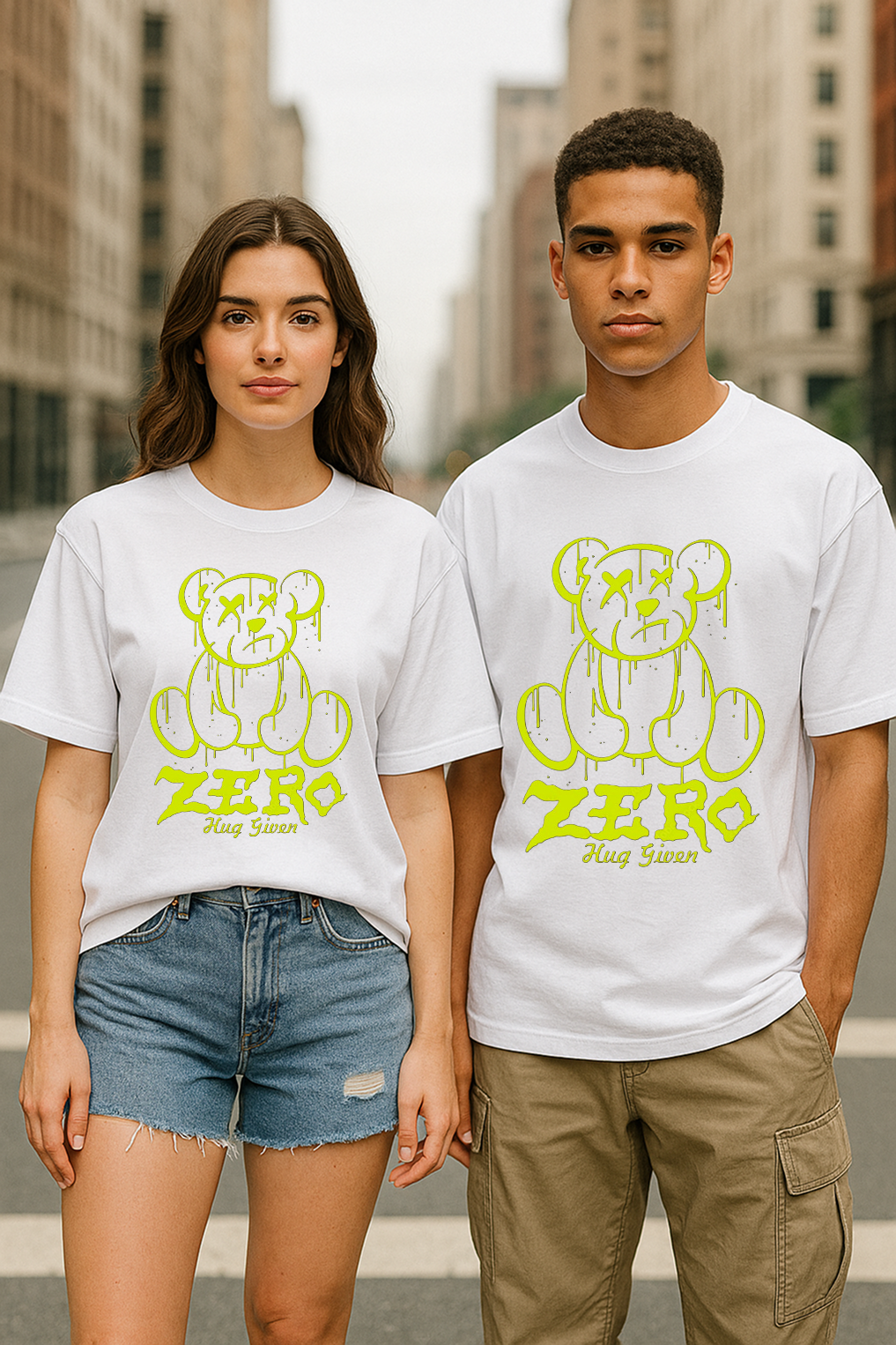 “ZERO Hug Given” Unisex Tee – Urban Cool with Attitude