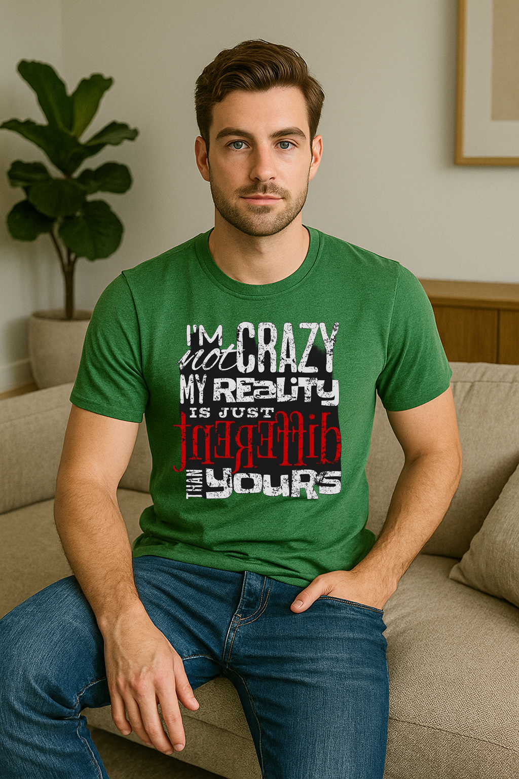 "Not Crazy – Just Wired Different" Tee