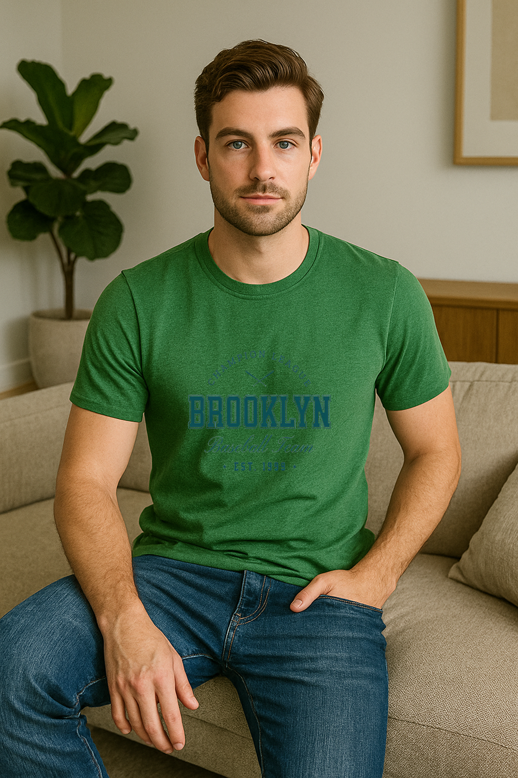 Brooklyn Champion League Tee ⚾🏆 “Est. 1999 – Still Swingin’ Strong”
