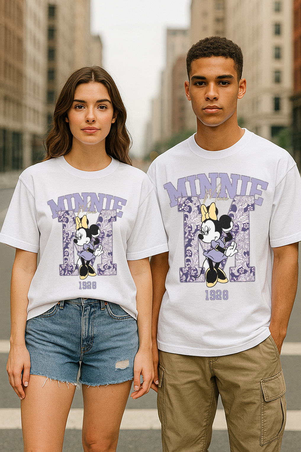 MINNIE MOUSE Unisex Tee – Retro Charm, Modern Comfort