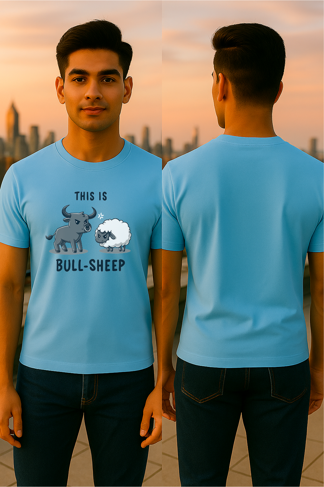 🐂🐑 "This is BULL-SHEEP" Tee – by Storm BRN 💥