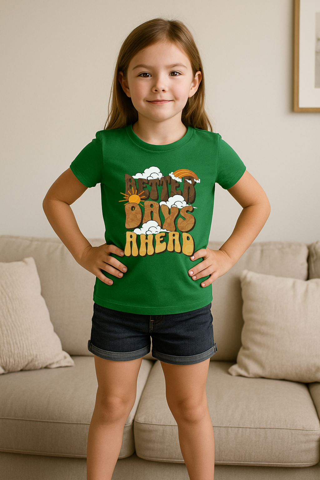 Better Days Ahead Tee – Sunshine, Hope & Retro Vibes