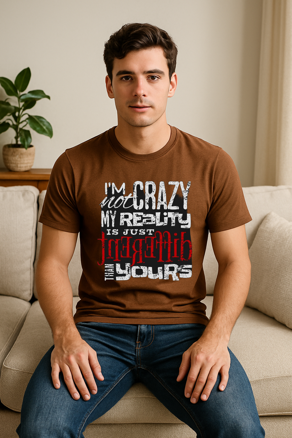 "Not Crazy – Just Wired Different" Tee