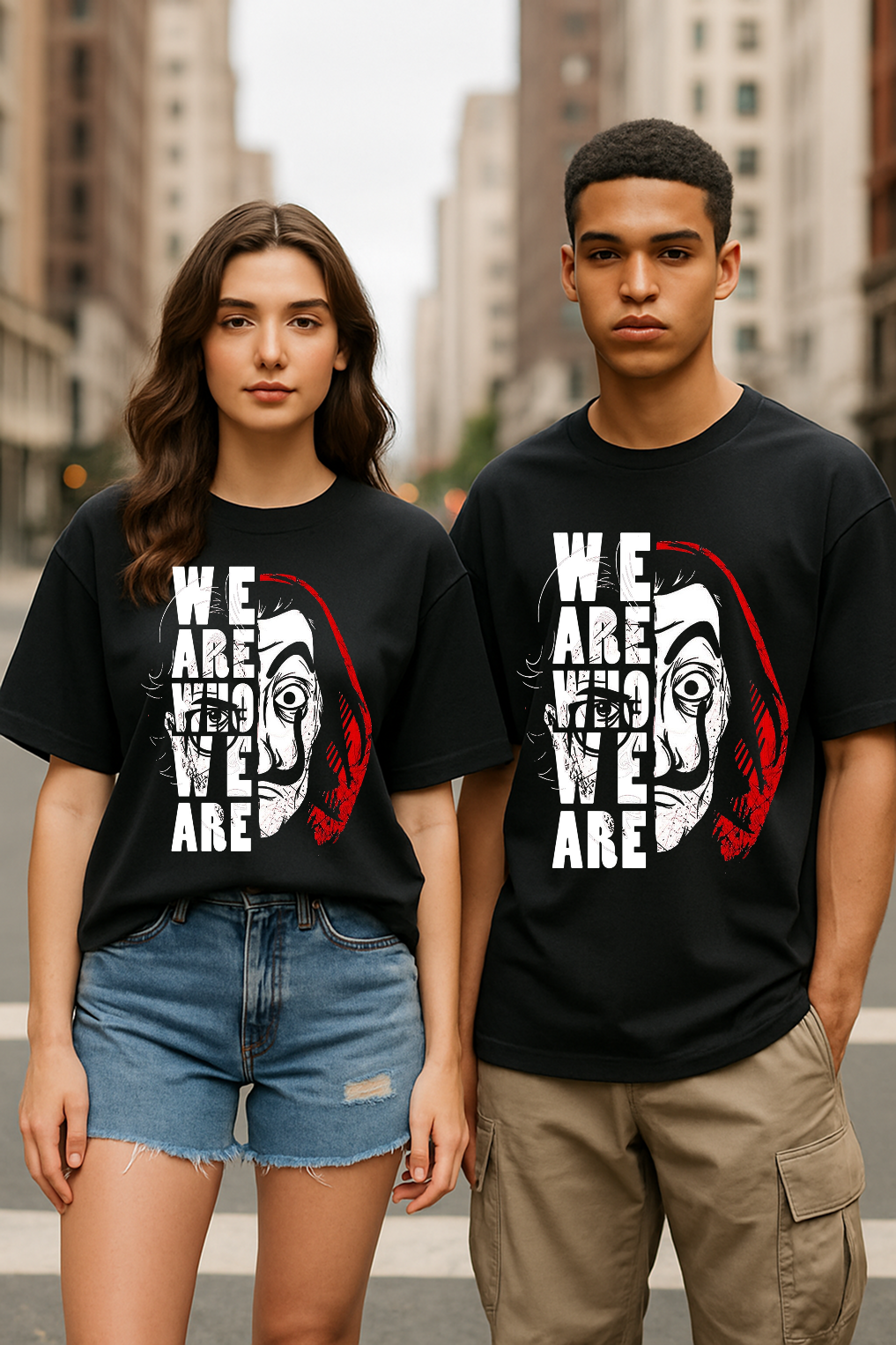 🎭 “WE ARE WHO WE ARE” Oversized Tee