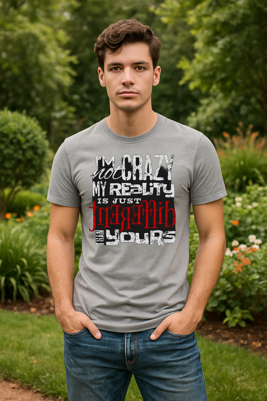 "Not Crazy – Just Wired Different" Tee