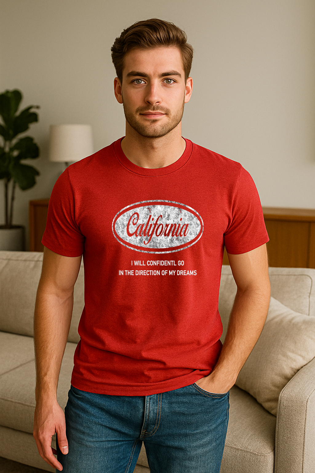Vintage California Dream Tee – Unisex | All Sizes | Minimalist Inspiration