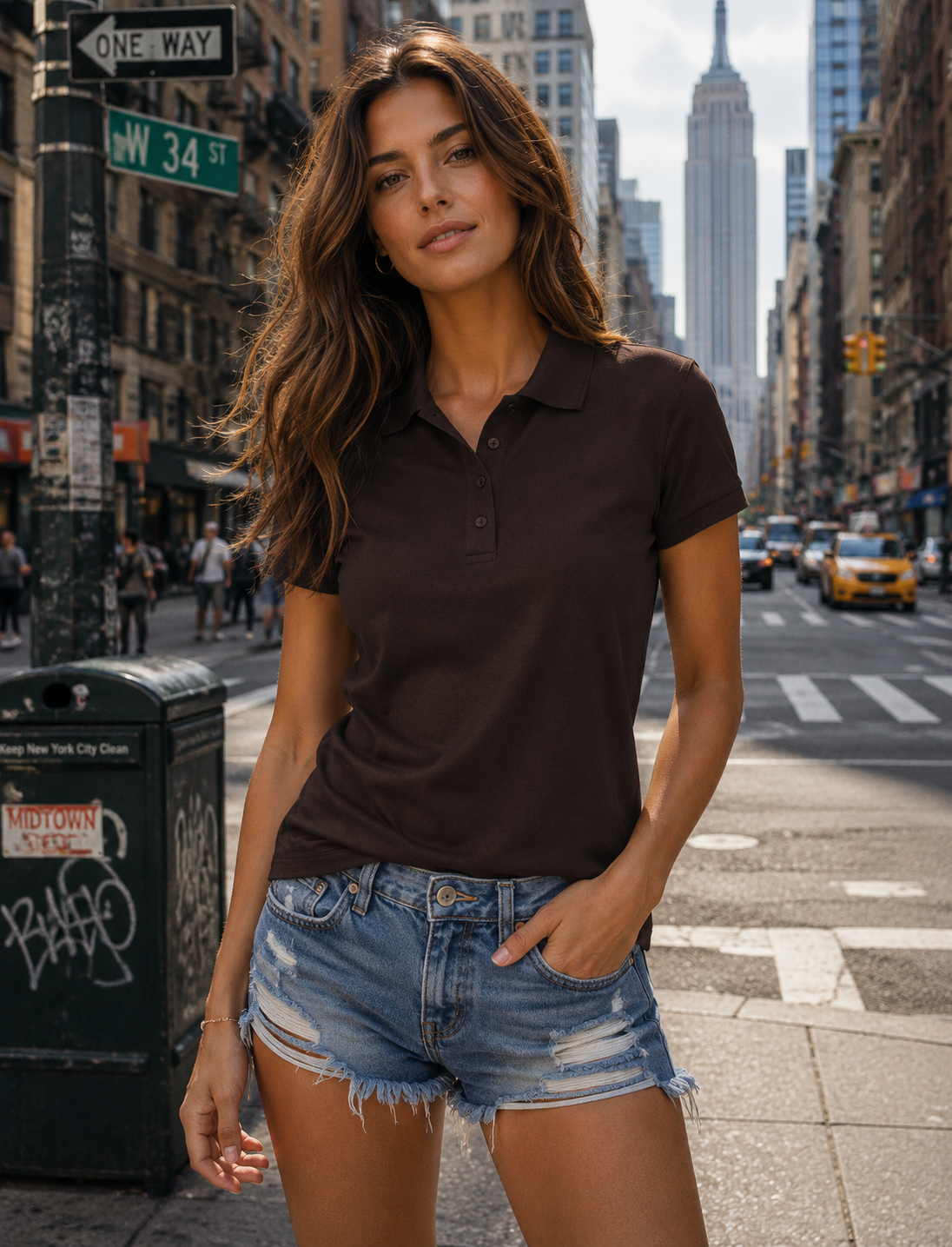 Polo Tee ⚡ Clean Girl Energy