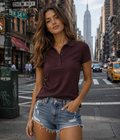 Polo Tee ⚡ Clean Girl Energy