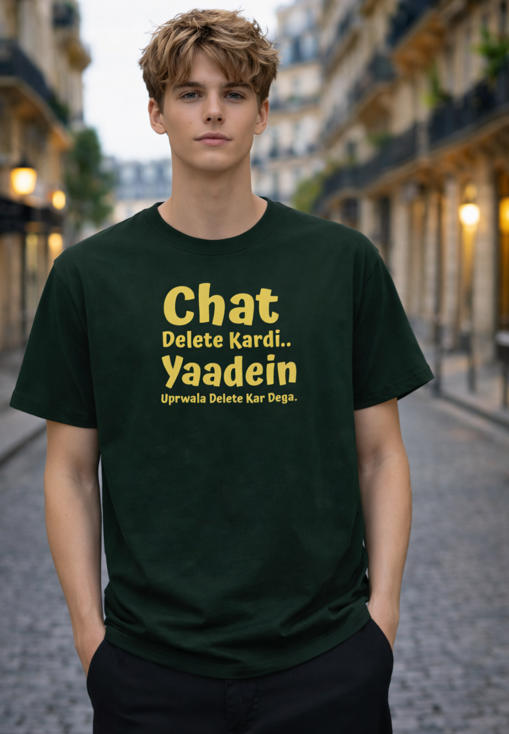 “Chat Delete Kardi… Yaadein?” Tee
