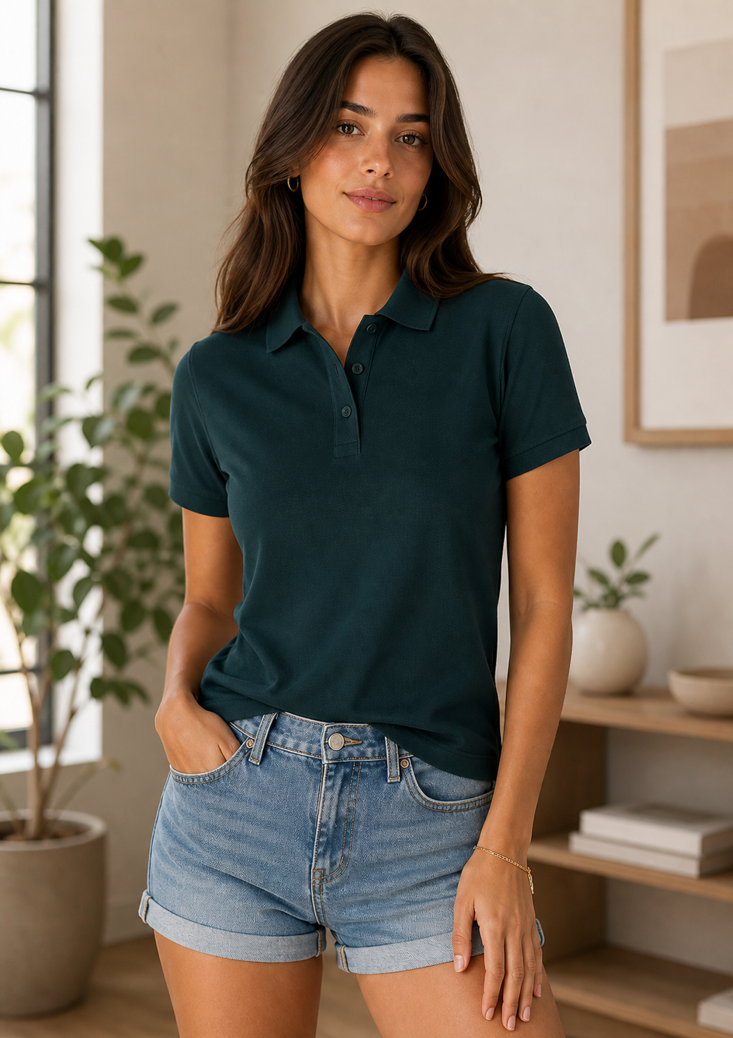 Polo Tee ⚡ Clean Girl Energy
